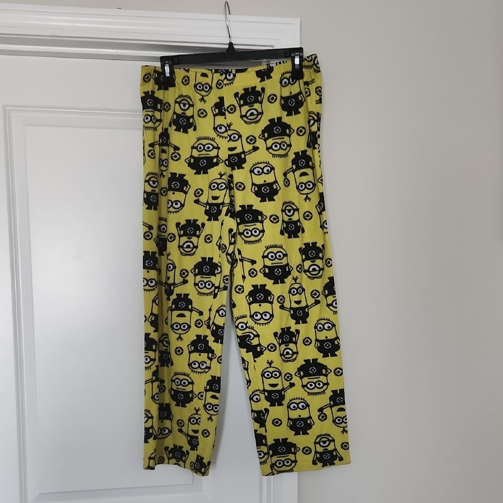 Universal Yellow and Black Kids Pajama Bottoms Size:8/10.